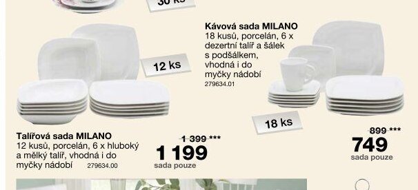 Kávová sada MILANO