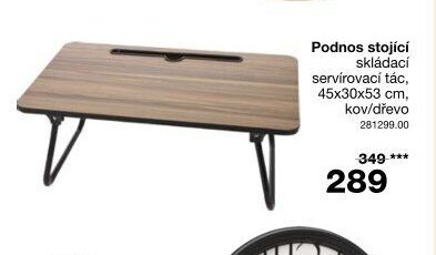 Podnos stojící skládací