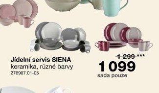 Jídelní servis SIENA