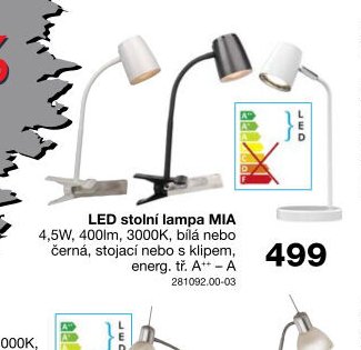 LED stolní lampa MIA