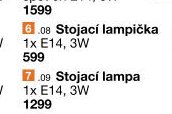 Stojací lampa