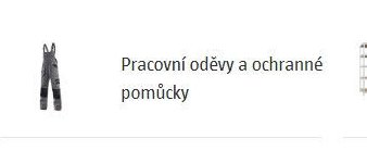 Pracovní oděvy a ochranné pomůcky