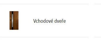 Vchodové dveře