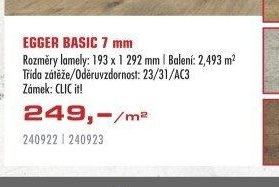 EGGER BASIC 7 mm