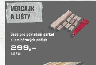 Sada pro pokládání parket a laminátových podlah