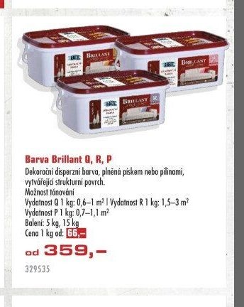 Barva Brillant Q, R, P