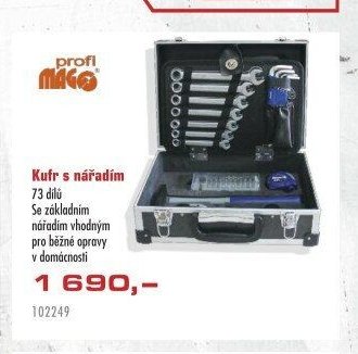 Kufr s nářadím 73 dílů