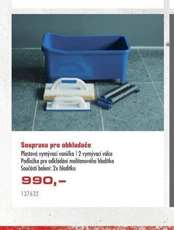 Souprava pro obkladače