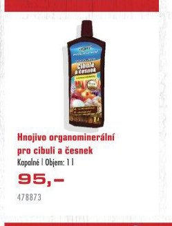 Hnojivo organominerální pro cibuli a česnek