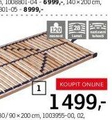 Polohovatelný lamelový rošt ASKO Multiflex