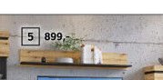 Nástěnná police CORTE