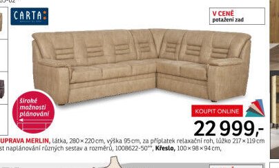 Variabilní sedací souprava Merlin