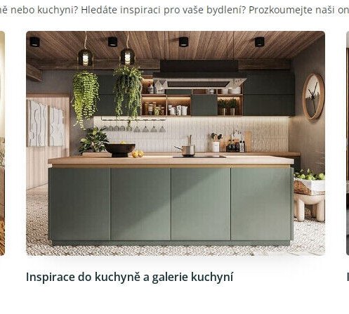 Inspirace do kuchyně a galerie kuchyní