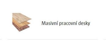 Masivní pracovní desky