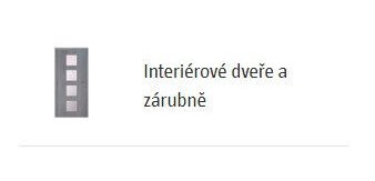 Interiérové dveře a zárubně