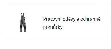 Pracovní oděvy a ochranné pomůcky