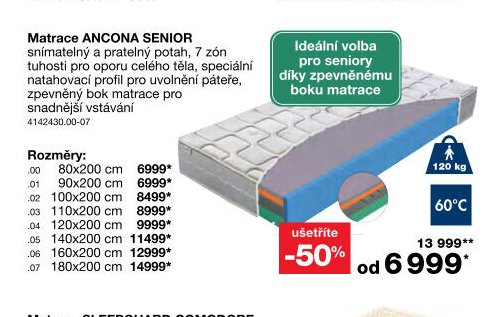 Matrace ANCONA SENIOR