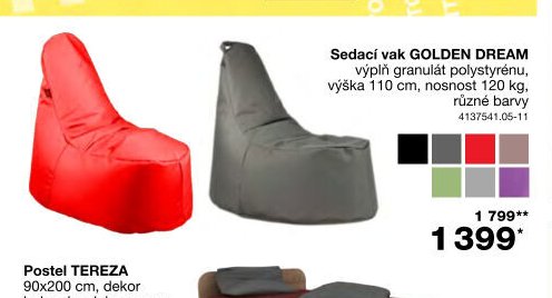 Sedací vak GOLDEN DREAM