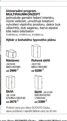 Univerzální program MULTIRAUMKONZEPT