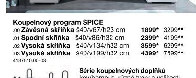 Koupelnový program SPICE