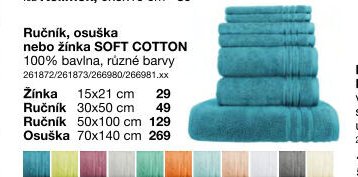 Ručník, osuška SOFT COTTON