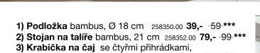 Podložka bambus