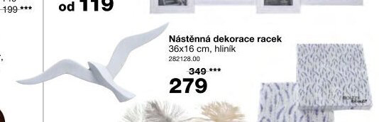 Nástěnná dekorace racek