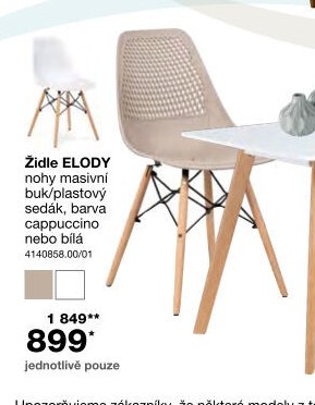 Židle ELODY