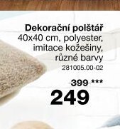 Dekorační polštář