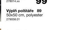 Výplň polštáře