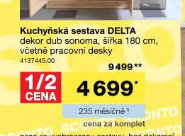 Kuchyňská sestava DELTA