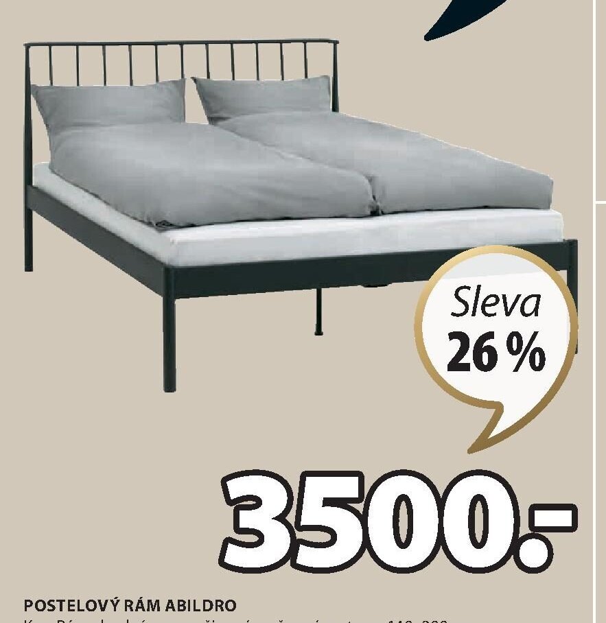 POSTELOVÝ RÁM ABILDRO