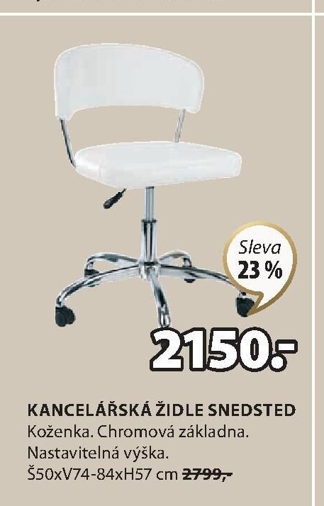 KANCELÁŘSKÁ ŽIDLE SNEDSTED