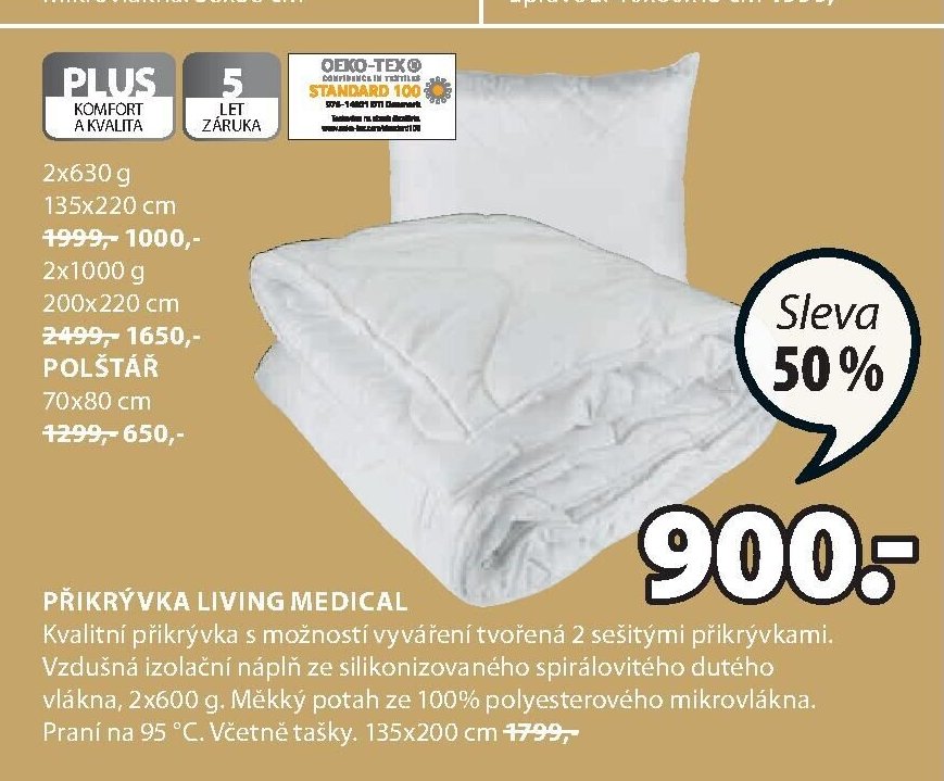 Přikrývka Living Medical