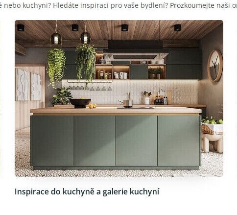 Inspirace do kuchyně a galerie kuchyní