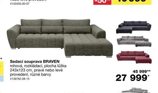 Sedací souprava BRAVEN