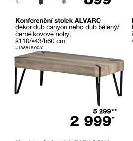 Konferenční stolek ALVARO