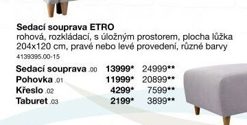 Sedací souprava ETRO