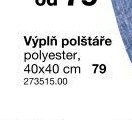 Výplň polštáře