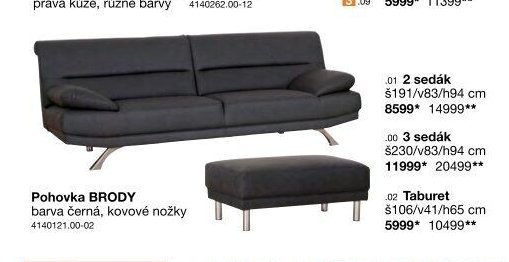 Pohovka BRODY