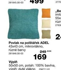 Povlak na polštářek ADEL
