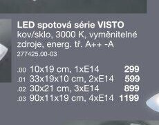 LED spotová série VISTO