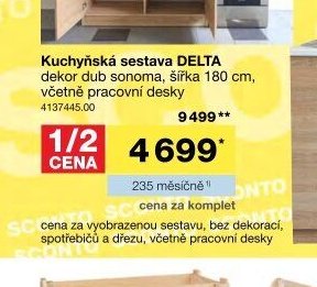 Kuchyňská sestava DELTA