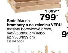 Bednička na brambory a na zeleninu VERU