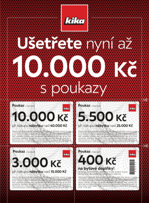 akční leták Kika nábytek 27.2.2023-12.3.2023