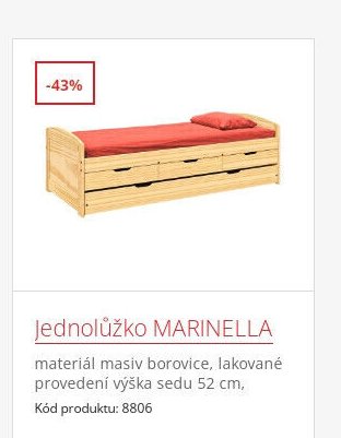 Jednolůžko MARINELLA