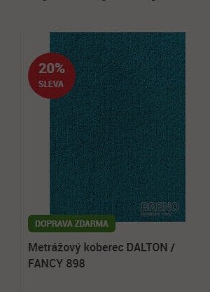 Metrážový koberec DALTON / FANCY 898