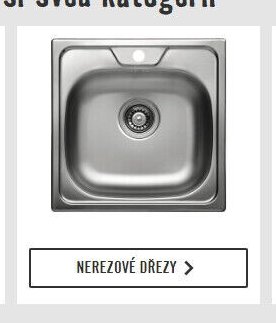 Nerezové dřezy
