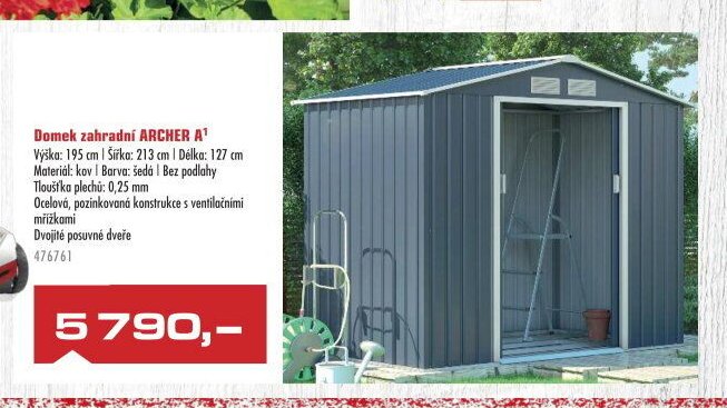 Domek zahradní ARCHER A1