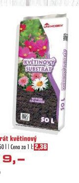 Substrát květinový